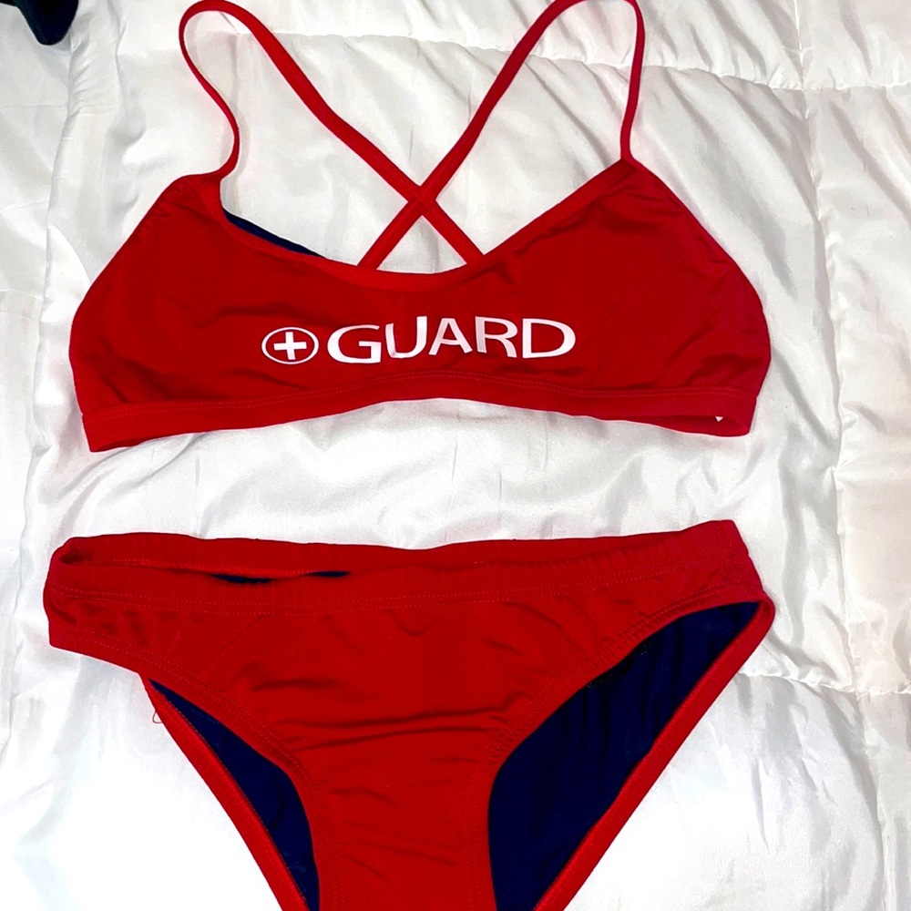 Lifeguard two piece bikini